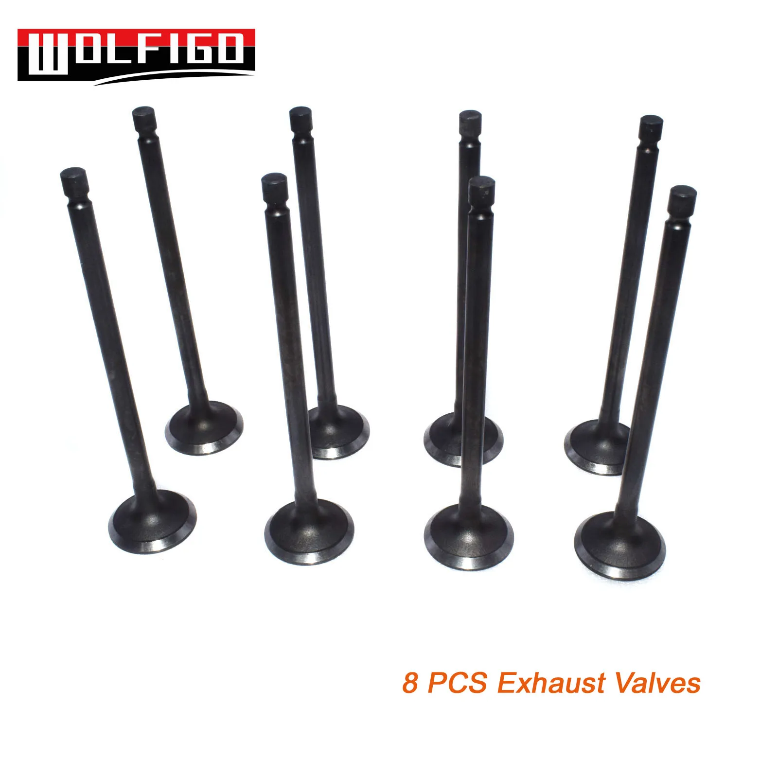8PCS Exhaust WOLFIGO для Mitsubishi Lancer 2.0L Mirage Впускной Выпускной клапан MD162423, MD162616, MD162422, MD162799 - Цвет: 8PCS Exhaust