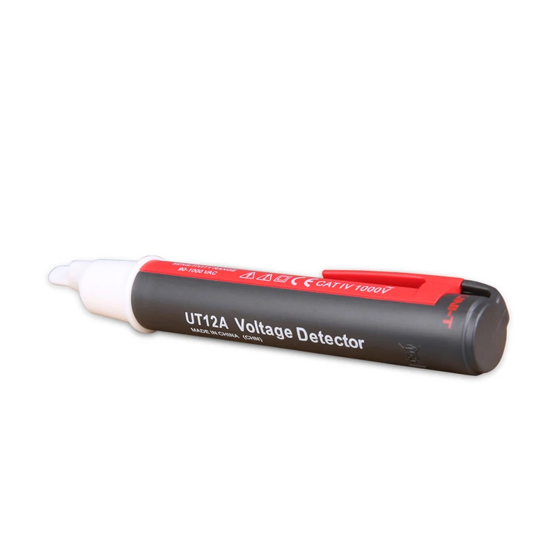 UNI-T UT12A ручной Тестер Напряжения Ручка бесконтактные детекторы напряжения переменного тока 90 В~ 1000 в авто Чувствительная модель индикация низкого заряда батареи