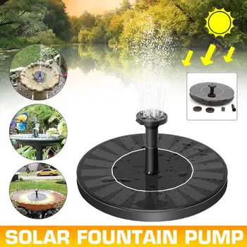 

Floating Solar Fountain Garden Water Fountain Pool Pond Decoration Solar Panel Powered Fountain Water Pump Garden Decoration
