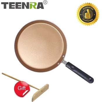 

TEENRA Non-stick Frying Pot Aluminum Alloy Pan Pancake Egg Pots Steak Frying Pans Cookware Kitchen Accessories