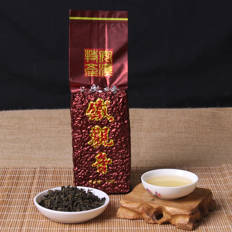 250 г лучший китайский Жареный Tieguanyin зеленый чай улун TieGuanYin чай 1725 потеря веса Китайский зеленый чай для похудения s подарок