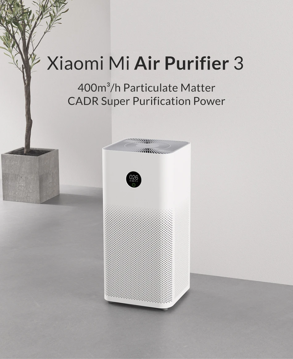 Xiaomi mi очиститель воздуха 3 mi JIA формальдегид Cleanner автоматический домашний освежитель воздуха детектор дыма Hepa фильтр приложение дистанционное управление