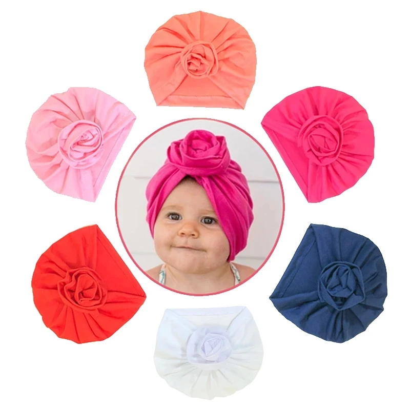 New Baby Velvet Knot Flower Hairband Cute Soft Head Elastic Headband Bebe Girl Princess Cute Headband Headwear Hair Accessories cute baby hair bands rabbit ears headband dotted striped plaid girls bow kont hairpins sweet kids headwear bebe hair accessories