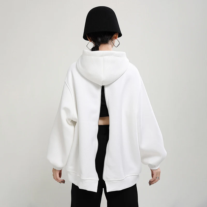 CHICEVER Designer Sweatshirt For Women Hooded