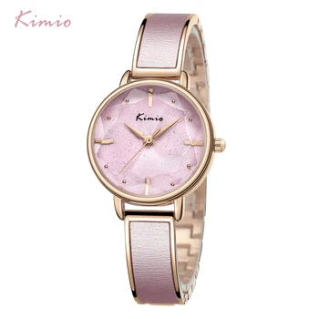 

Kimio Brand Bracelet Watches Women Luxury Ladies Quartz Watch Woman Casual Waterproof Watch Clock Big Dial 2019 Spring New