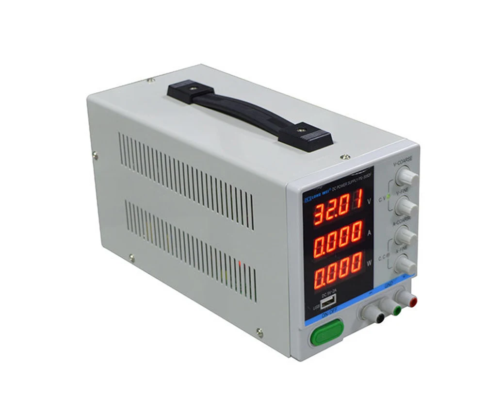PS-3010DF 110 V/220 V DC Питание 30V 10A Точность Переменная светодиодный цифровый Lab Регулируемый W/USB