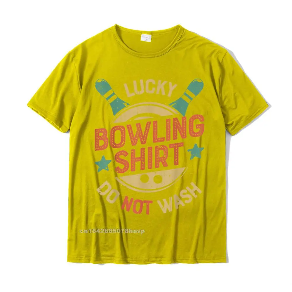 Normal Top T-shirts Special Crewneck Classic Pure Cotton Men Tops Tees Casual Short Sleeve Sweatshirts Free Shipping Lucky Bowling Shirt Do not Wash T shirt Bowlers Funny Gifts T-Shirt__19906. yellow