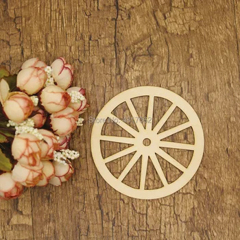 

Wood Cutout Shapes Train Wheel - Multiple Sizes - Laser Cut Unfinished