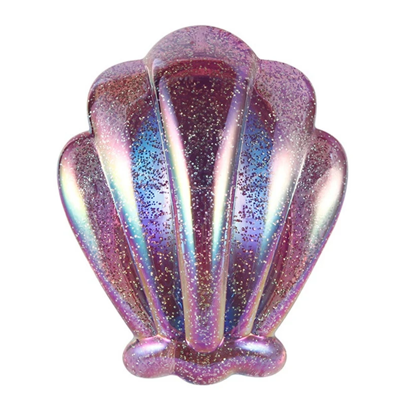 

Anti-Knotted Shell Hair Comb Massage Comb Hair Brush Comb Professional Women Hairdressing Supply Purple