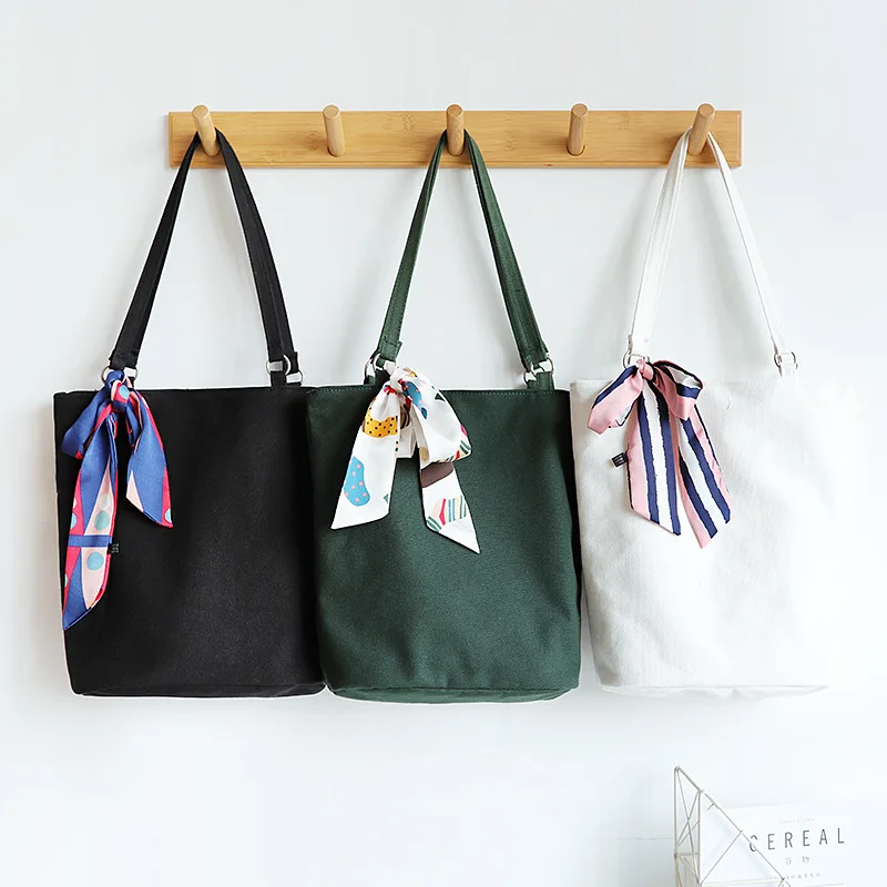 Модная Холщовая Сумка в Корейском стиле, женская сумка на плечо, сумка-ведро, женская сумка, переносная Холщовая Сумка, в настоящее время