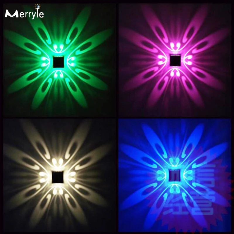 

3W Indoor Nordic LED Wall Lamp Modern Home Butterfly Wall Mounted Corridor Ceiling Light Decor Bedroom Living RoomKTV Bar Holtel