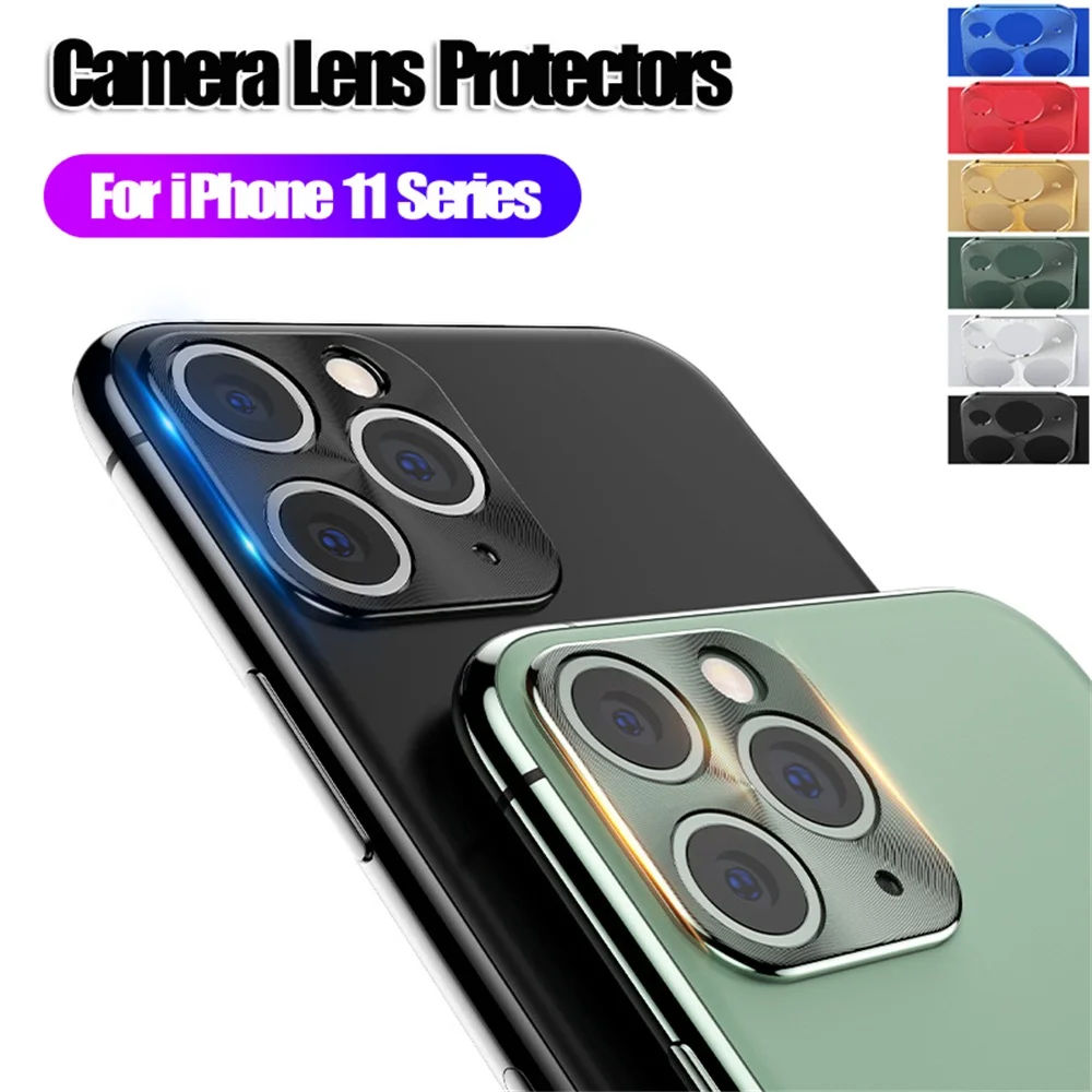 Защитная пленка для объектива камеры iPhone 11 металлическая защита экрана чехол из