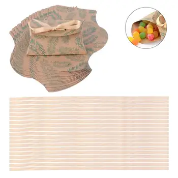 

20pcs/Pack Paper Color Printing Candy Packaging Box Presents Box With Ribbon Candy Container Gift Wrapping Case Party Supply