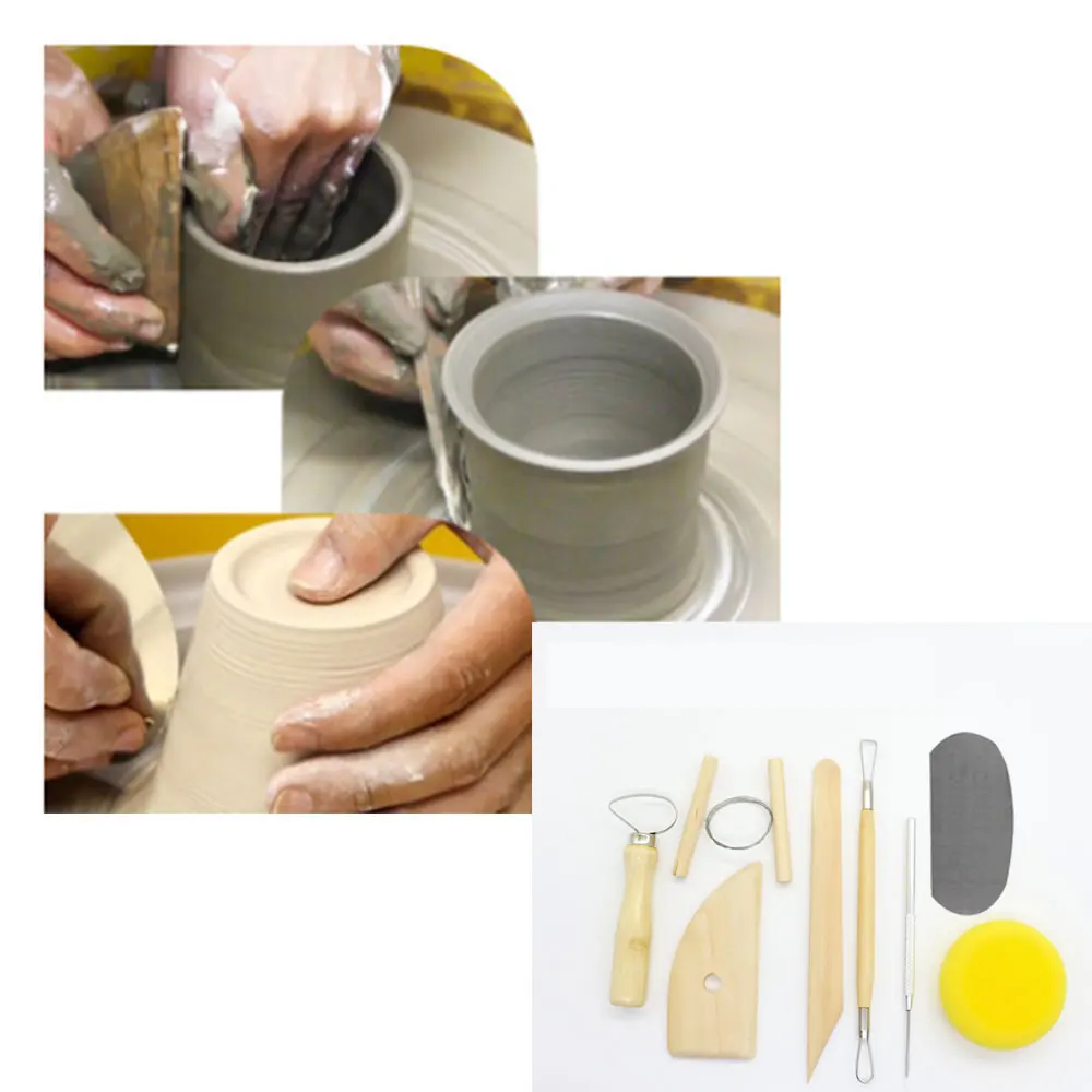 44 шт. DIY глина для художественных работ инструменты для гончарного ...