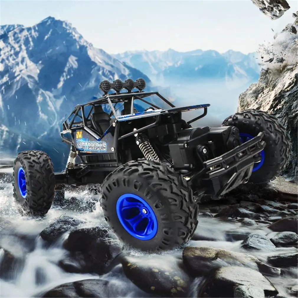 Большой пластиковый 4WD дрейфующий альпинистский автомобиль Высокая скорость 2,4 ГГц радио Дистанционное управление автомобиль RC внедорожный Быстрый гоночный Рок Гусеничный