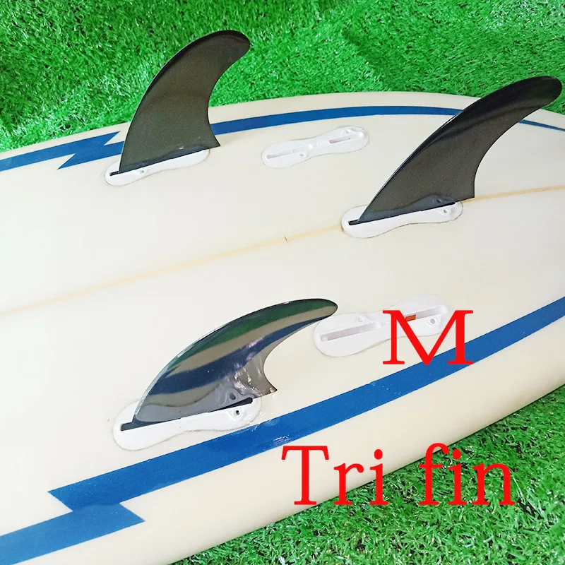 New Surfboard Fins Twin Tri Quad Five fin a Set for FCS II fin box Nylon+ fiber FCS 2 Fins Hot Sell surf Fin Quilhas Five fins - Цвет: Цвет: желтый