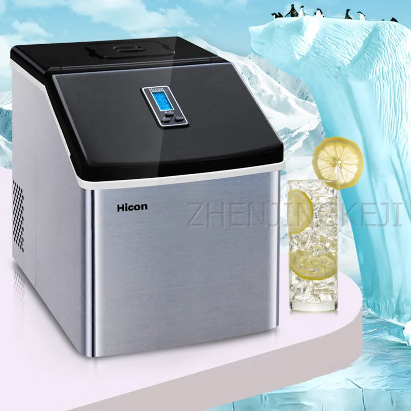 Малый Ледогенератор Квадратный Кубик Льда Интеллектуальный производственный