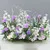 S Arreglo de flores artificiales FONDO DE BODA arco Decoration de pared de flores DIY boda camino de dirección boda - Цвет: S