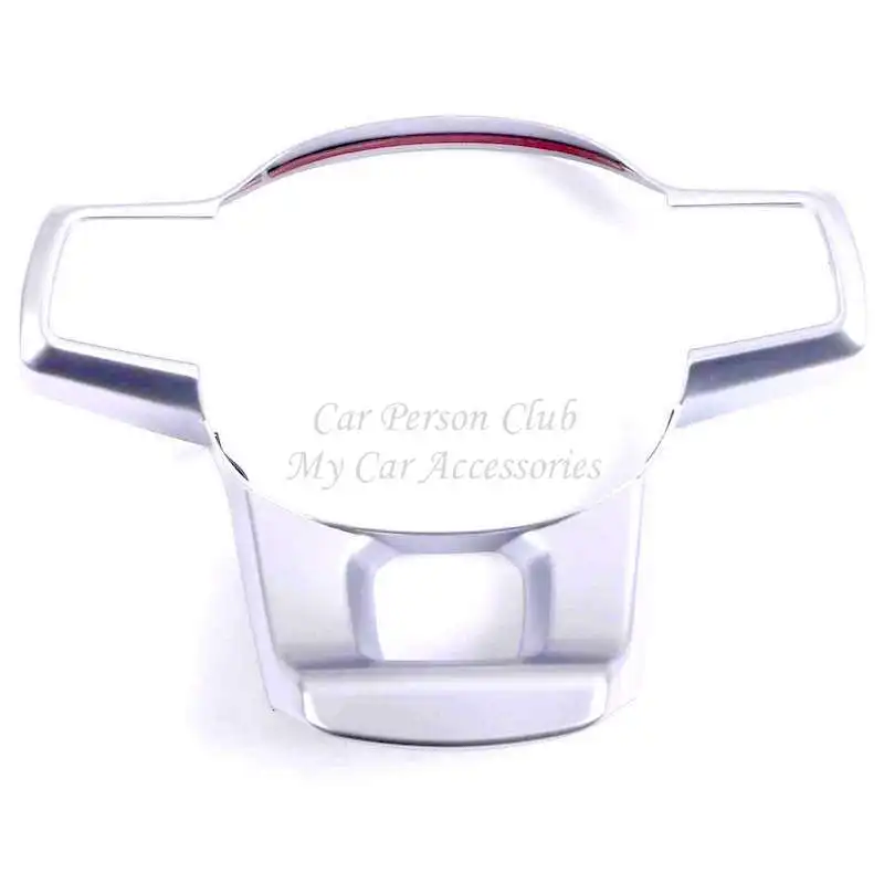 Car Steering Wheel Sequin Button Frame Protector Sticker Cover Trims Carbon Fiber Accessories