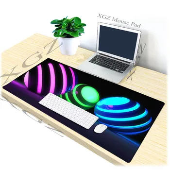 

XGZ Customized large Game Mouse Pad Cool 3D HD Fantasy Picture Black Precision Sewing Computer Desk Mat Slip Csgo Player