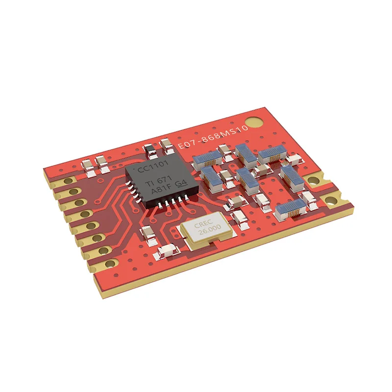 E07-868MS10 CC1101 868MHz длинный диапазон SPI приемопередатчик 10mW штамп антенна отверстия IoT uhf Беспроводной SMD передатчик приемник РЧ модуль