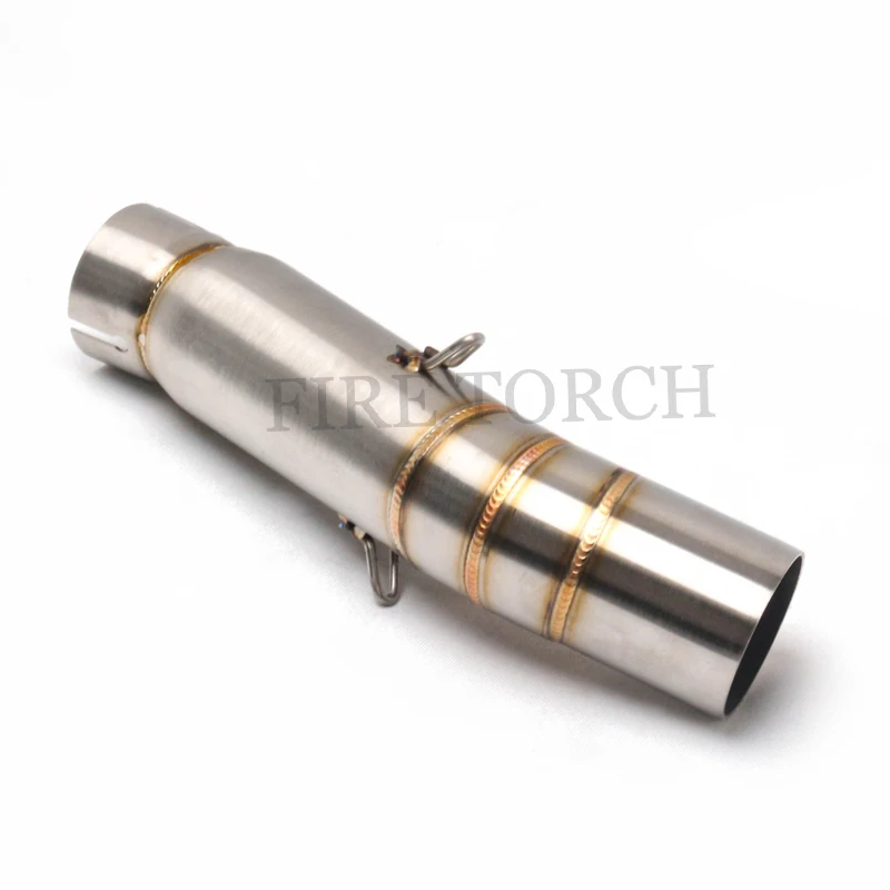 Slip On For Yamaha Tenere700 Motorcycle Exhaust Muffled Silencer Escape Modified Stainless Steel Connection Middle Link Pipe