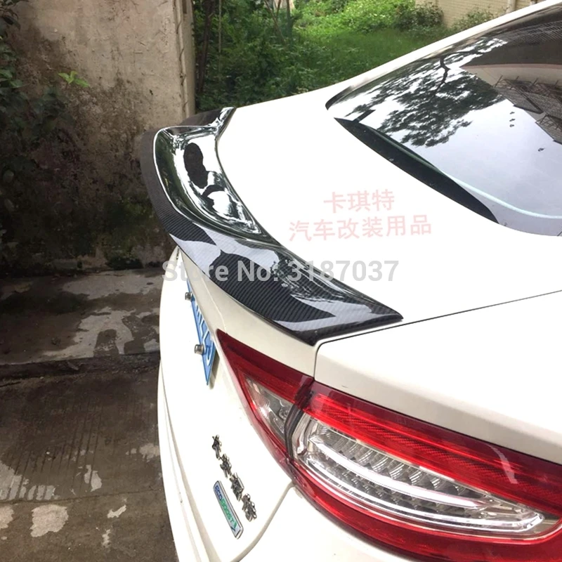 Для Ford Mondeo/Fusion авто аксессуары новая модель 2013-2017 углеродного волокна задний