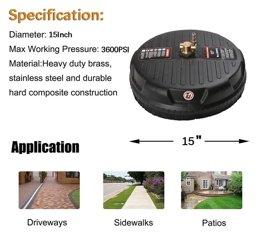 Troy bilt pressure washer surface cleaner deals