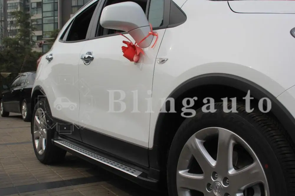 Подходит для Buick Encore 2012- 2 шт. Левая Правая Беговая доска боковые шаги nerf бар педаль автомобиля боковые лестницы