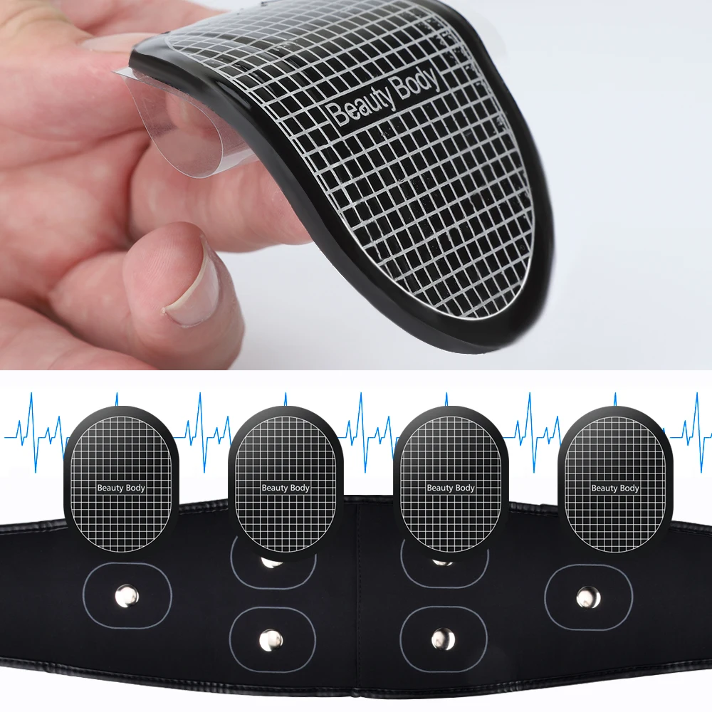 6 Modes EMS Abdominal Trainer Electric Body Massager Slimming Waist Belt Weight Loss Fitness Muscle Stimulator for Man and Woman