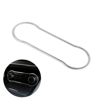 

For Mercedes Benz A B CLA GLA Class W176 A180 C117 X156 Car Center Control Panel Air Condition Knob Frame Cover Sliver Decor