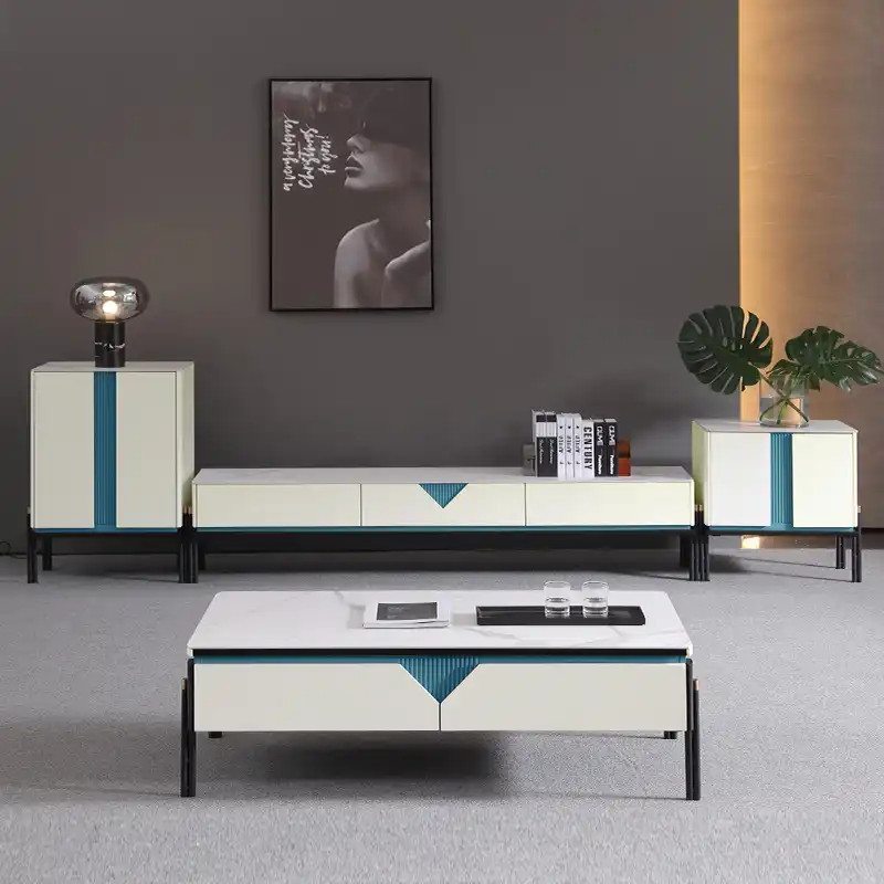Rock Board Tv Cabinet Ins Minimalist Living Room Coffee Table Combination Nordic Marble Storage Floor Cabinet Aliexpress