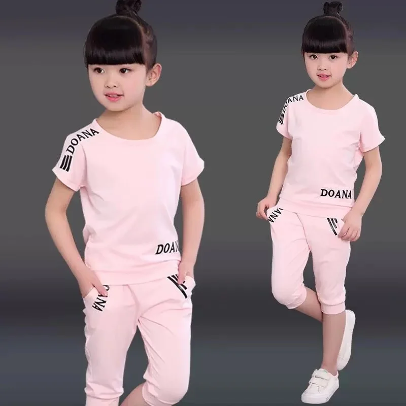 Conjuntos-de-ropa-para-ni-as-conjuntos-de-Sudadera-corta-y-pantalones ...