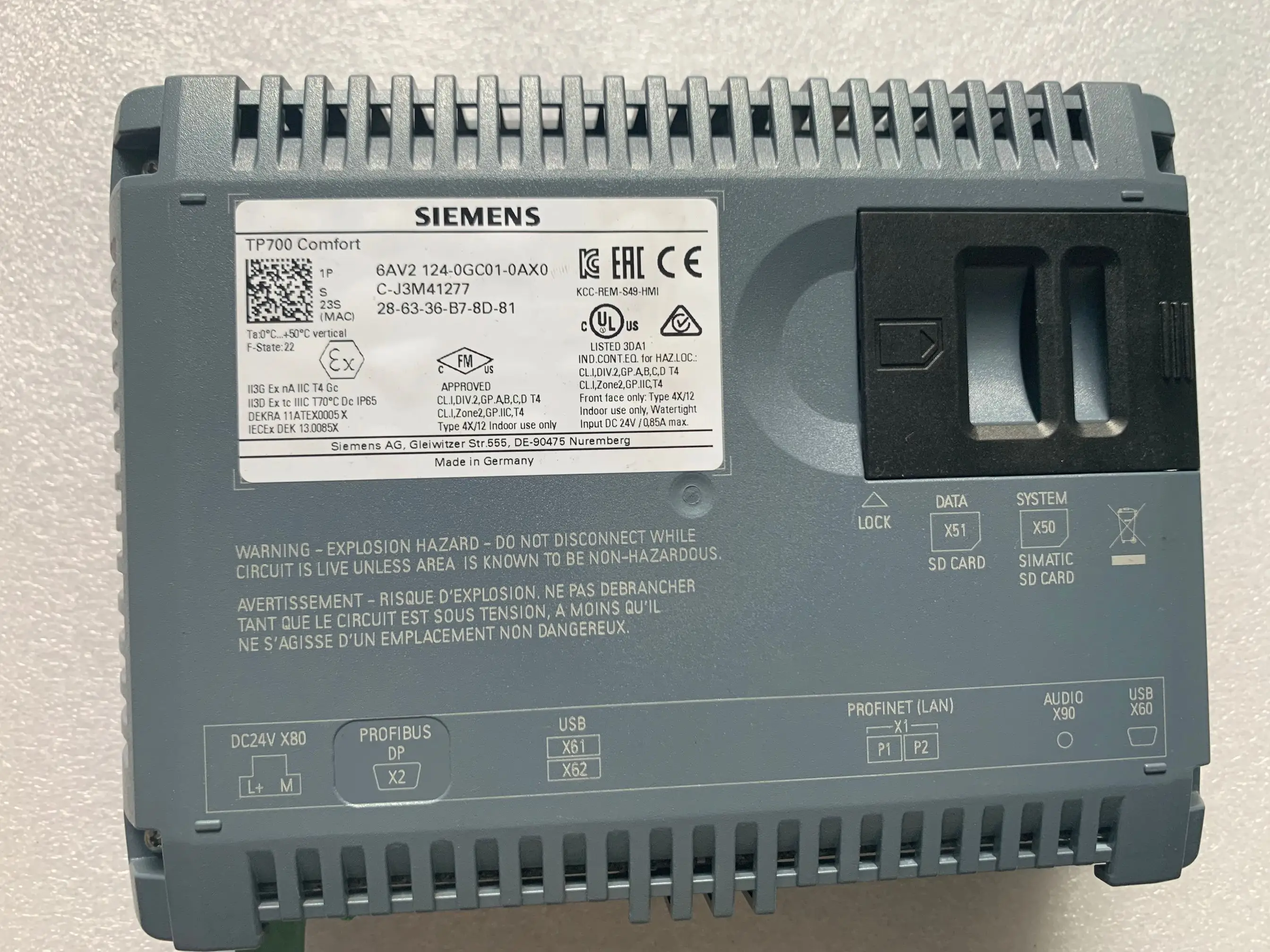 6AV2124-0GC01-0AX0Goods на