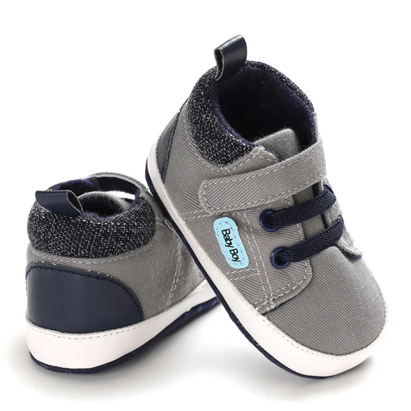 Одежда для новорожденных с противоскользящим покрытием Повседневное мальчик обувь для малышей-мальчиков, детская обувь мягкие пинетки для новорождённых одежда для маленьких, для тех, кто только начинает ходить