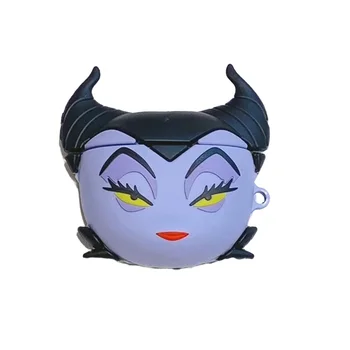 

Case for AirPods 2 Cartoon Earphone Case for Airpods pro Cute Silicone Accessories Protect Cover with Keychain Mistress of Evil