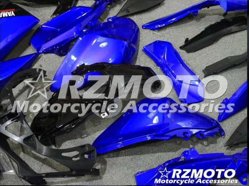 Стиль ABS литьевая форма мотоцикл Обтекатели подходит для YAMAHA R3 R25- 15-19 Кузов Набор на заказ синий черный