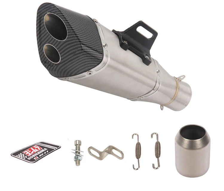Универсальный 51 мм Yoshimura мотоцикл выхлопной для yamahaR15 R25 R3 R6 Kawasaki ninja250 400 650 глушитель выхлопной трубы выхлопная труба для мотоцикла - Цвет: A2