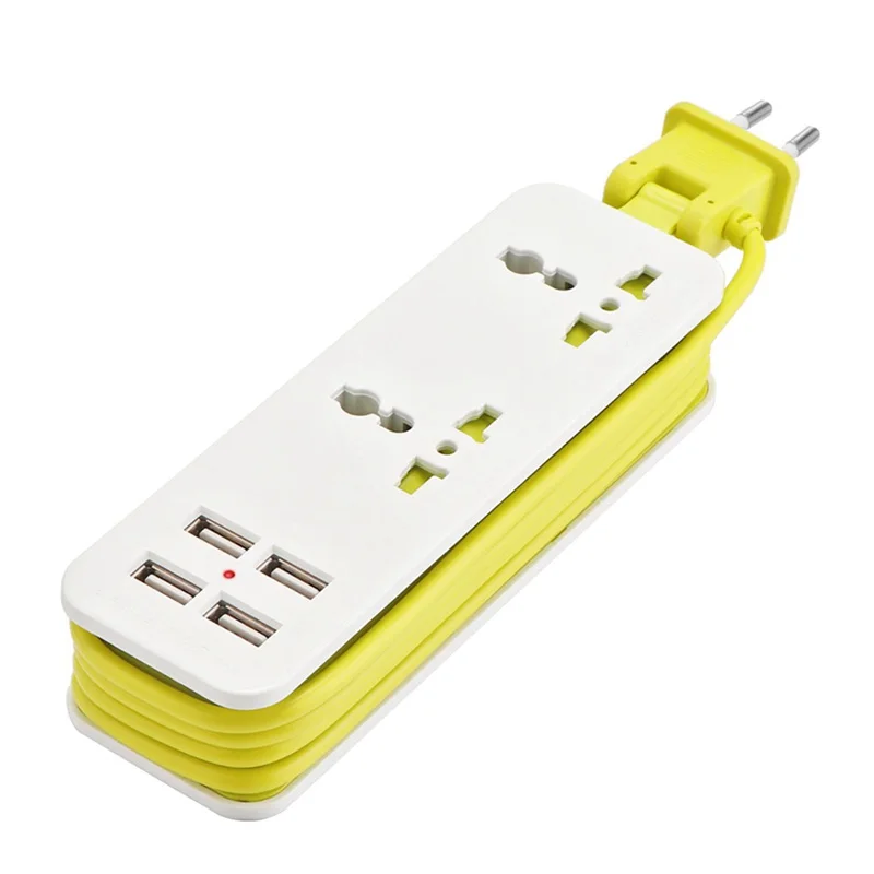 Extension Electrical Socket Portable Charging Ports USB Travel Household Power Strip Sockets Smart Charg | Обустройство дома
