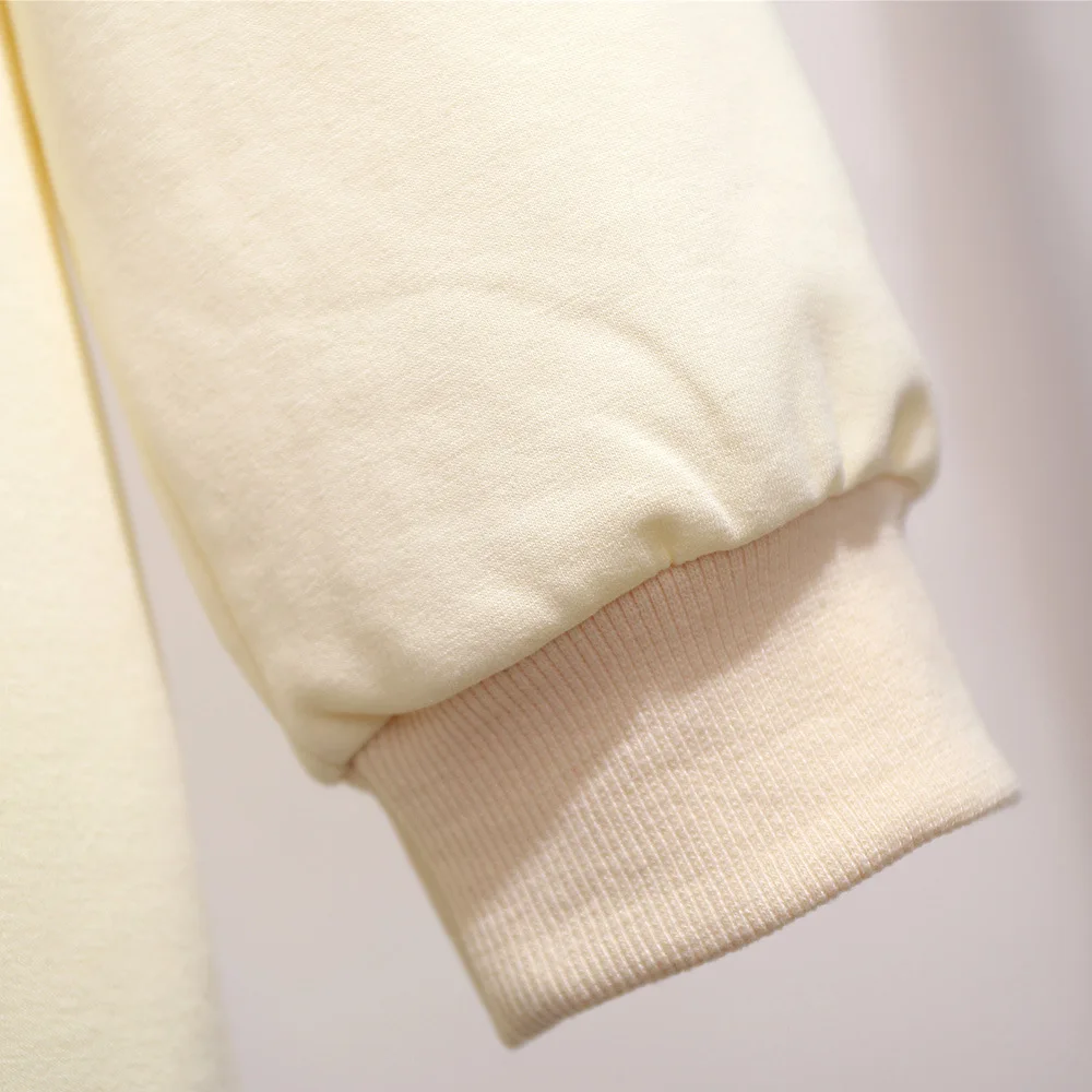 XXL~ 6XL Милая футболка с принтом из мультфильма г. Осенне-зимняя Свободная Повседневная Толстовка с длинными рукавами длинные топы с капюшоном, B679