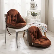 Almofada semi fechada para cadeira de escritório, almofada de alívio da dor, assentos de clareador ciático com costas e almofada