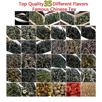 

35 Different Flavors Slimming Tea 250g Chinese Herbal Flower High Quality Gift Including Dahongpao Milk Oolong Tea Puer Tea