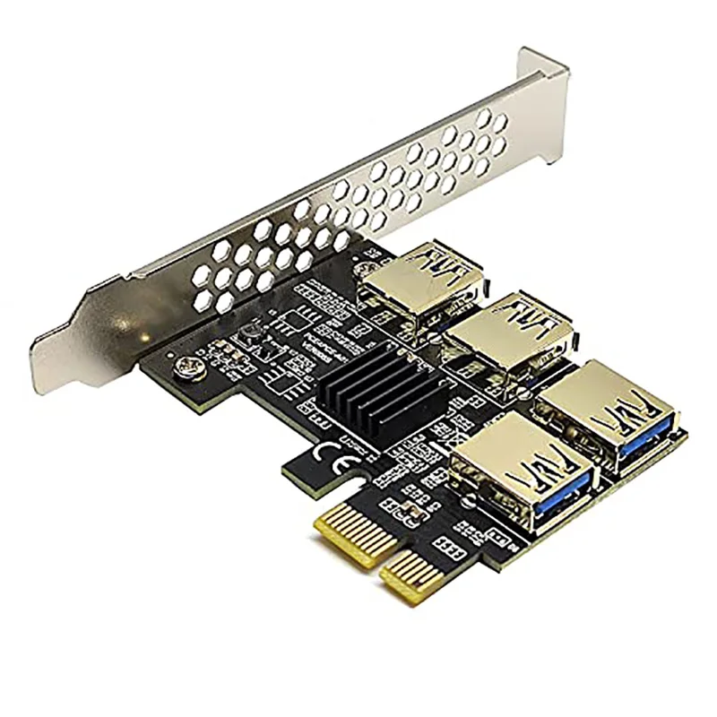 Карта расширения PCI Express PCIe от 1 до 4 PCI-Express 16X слоты карта PCI-E 1X к внешнему USB 3 0