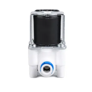 

Plastic Solenoid Valve 220V 1/4" Hose Pipe Quick Connection Water Purifier Drinking Fountain Pressure Controller Switch E7CB