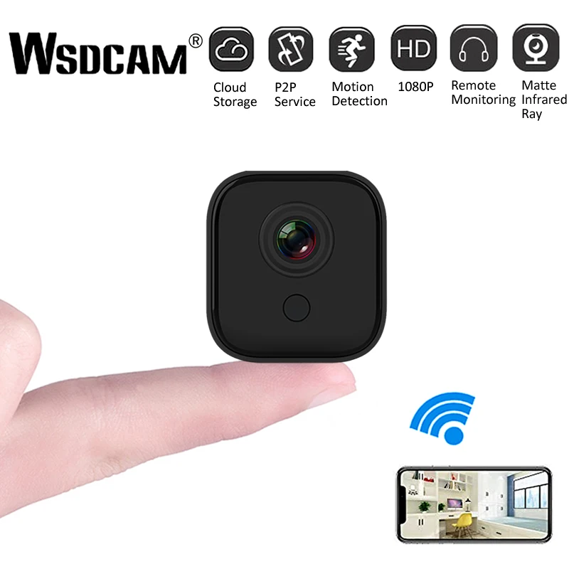 Wsdcam A11 HD 1080P мини-камера Wifi IP ночного видения безопасности микро камера для дома Смарт cctv Обнаружение движения видео DVR видеокамера