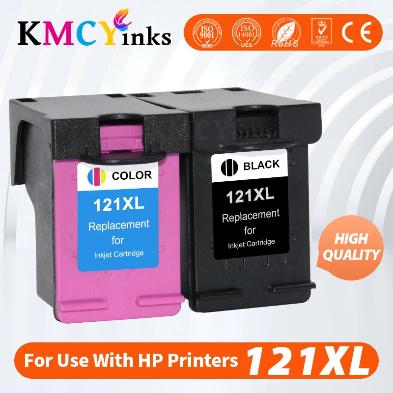 Чернильный картридж KMCYinks 121XL для HP 121 XL Deskjet D2563 F4283 F2423 F2483 F2493 F4213 F4275 | Компьютеры и