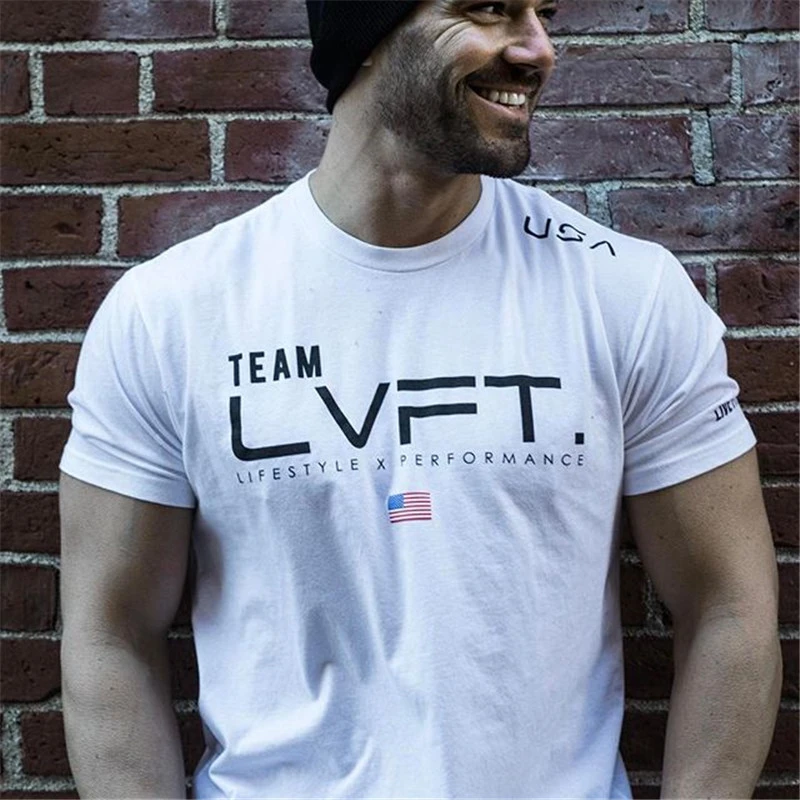 Live Fit LVFT Mens T-Shirt Sz Small Fitness Lifestyle Apparel SHIPS FREE