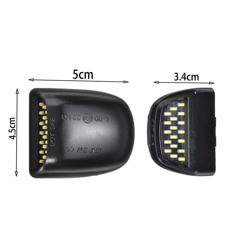 2 шт. светодиодный светильник 36SMD для номерного знака 6000K белый свет номерного знака для Chevy Silverado Лавина 1500 2500 3500