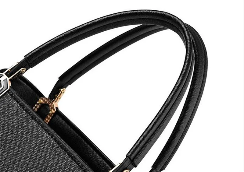 women's bags brands	. Women Handbag Patchwork Shoulder Messenger Office Work PU Leather Women Bag Ladies Luxury Handbag Vintage Large Shoulder Bag money clip wallet