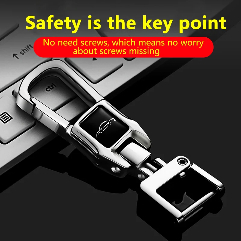 Mofan leather car keychain metal key ring special pendant gift creative auto parts Applicable to Audi VW Bmw Mercedes-Be | Автомобили и